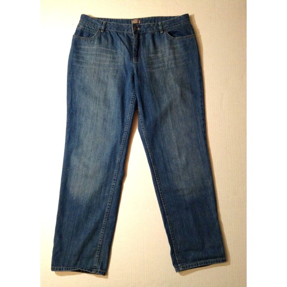 J. Jill Jeans Jjill Jeans Women 6 Dark Wash Boyfriend Straight Leg